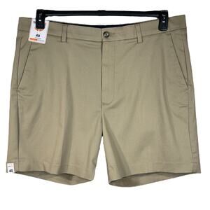 Roundtree & Yorke SZ 40 Total Flex Shorts Pockets Zip-Fly Classic Fit Flat Front